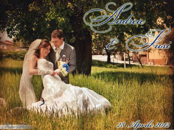 Uno dei biglietti  matrimonio dati quel giorno