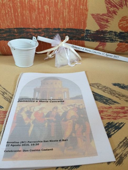 SEGNAPOSTI, LIBRETTI MESSA, SECCHIELLI X CONFETTATA