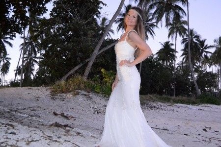 Abito da sposa in viaggio di nozze