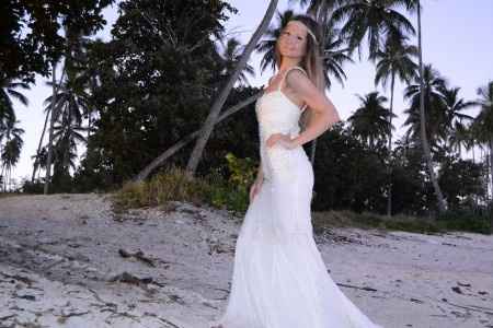 Abito da sposa in viaggio di nozze