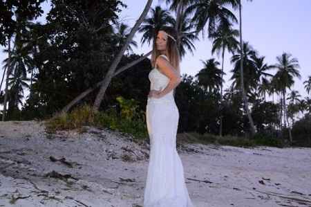 Abito da sposa in luna di miele