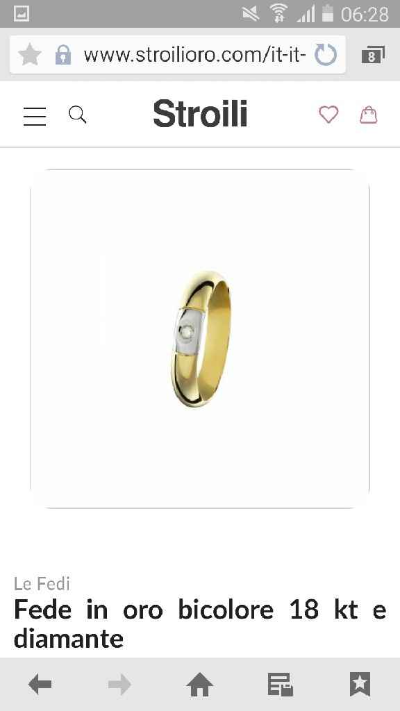 Fedi nuziali stroili - 1