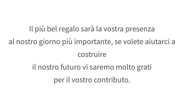 Come chiedere il regalo in busta sulle partecipazione - 1