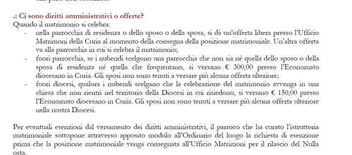 Costo Curia. Qualcuna nella mia situazione? - 1