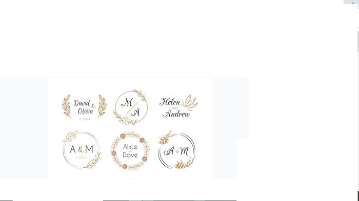 Come creare logo matrimonio 1