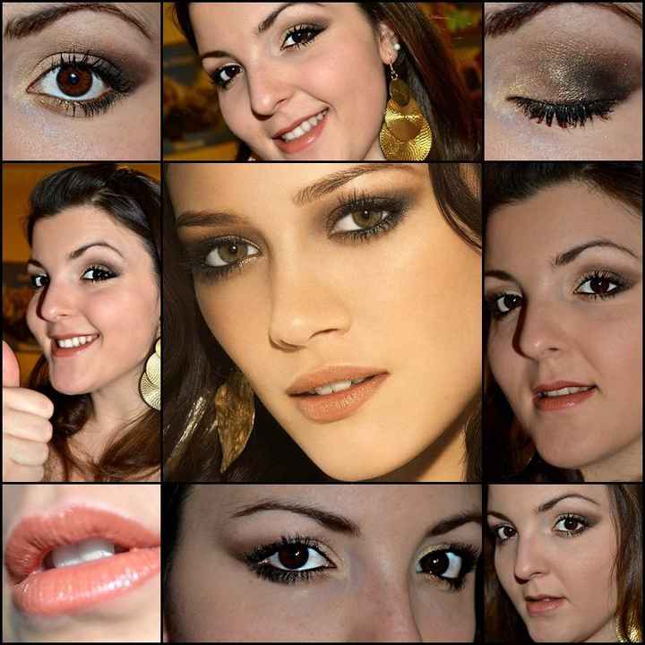 un esempio di trucco su di me.. 