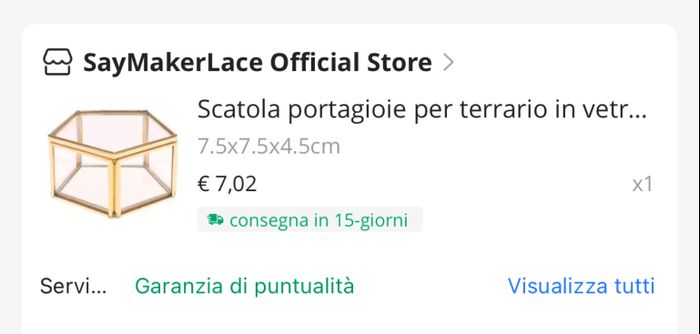Portafedi in vetro: che dimensioni? 4