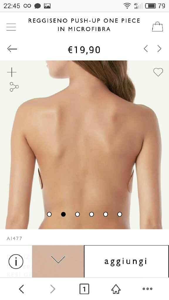 Reggiseno per abito da sposa - 1