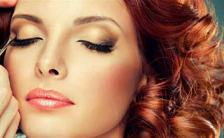 Trucco sposa capelli rossi e occhi verdi - 1