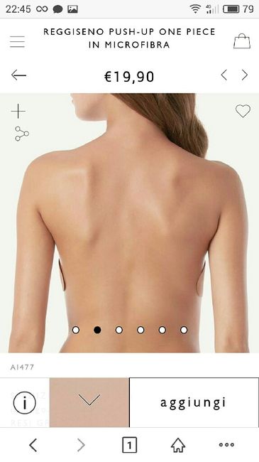 Reggiseno per abito da sposa - 1