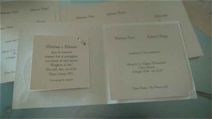 Partecipazioni....arrivate finalmente!!!!! - 2