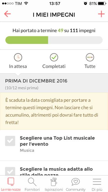 A che punto siete con i preparativi? - 1