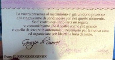 Come Richiedere Buste E Non Regali Pagina 3 Organizzazione Matrimonio Forum Matrimonio Com