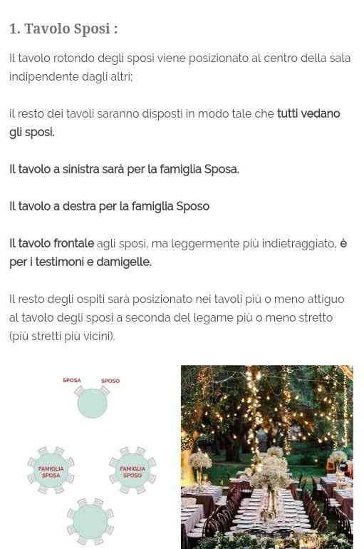 Disposizione invitati: come fare? - 1