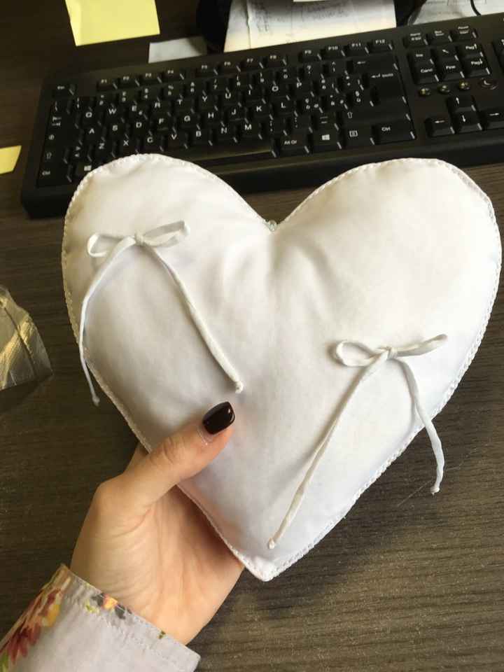 Cuscino porta fedi personalizzato! - 1