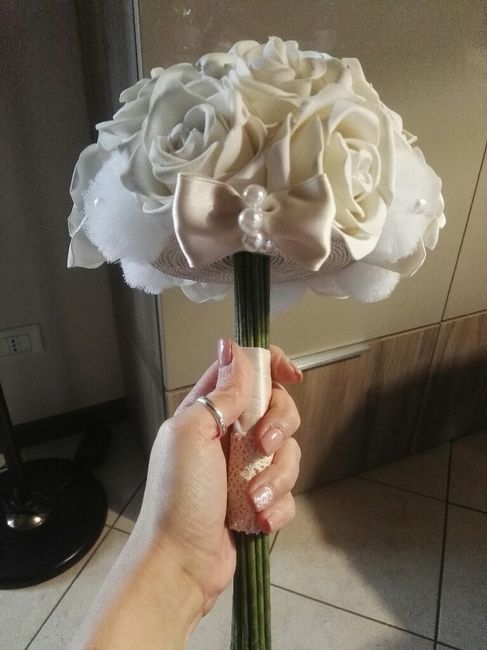 Bouquet fiori di stoffa - 2