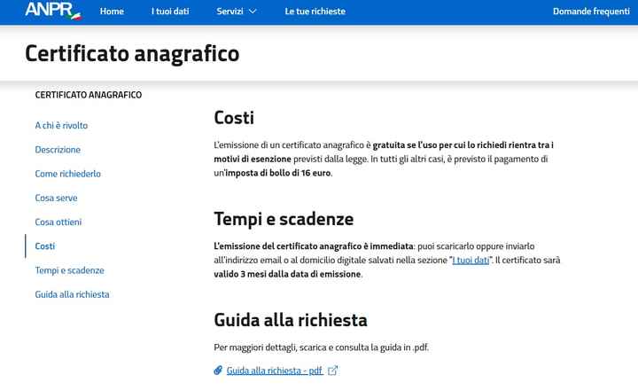 Certificato contestuale: 3 o 6 mesi? - 1