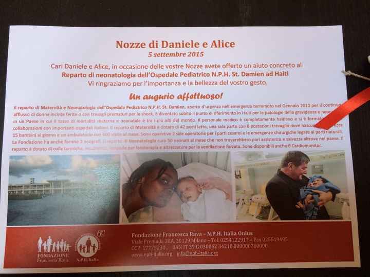 Ecco le nostre bomboniere solidali!! - 2