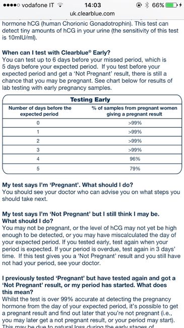 Test gravidanza precoce 1