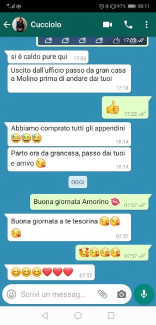 Condividi lo screenshot dell'ultimo messaggio che vi siete inviati - 1