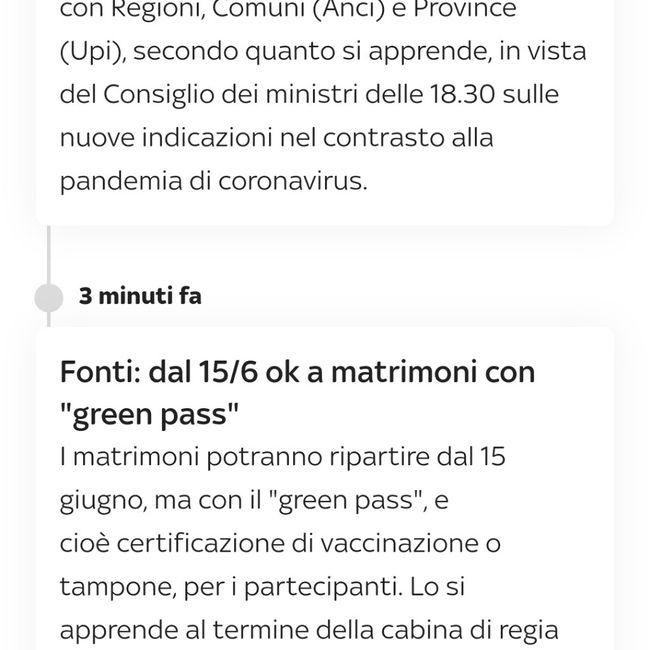 Matrimoni prima del 15 Giugno - 1