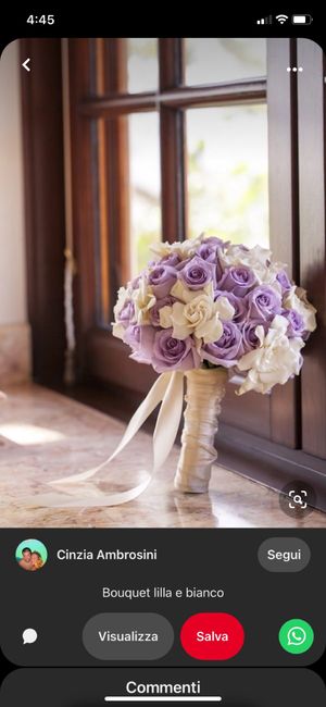 Bouquet lilla e bianco - 2