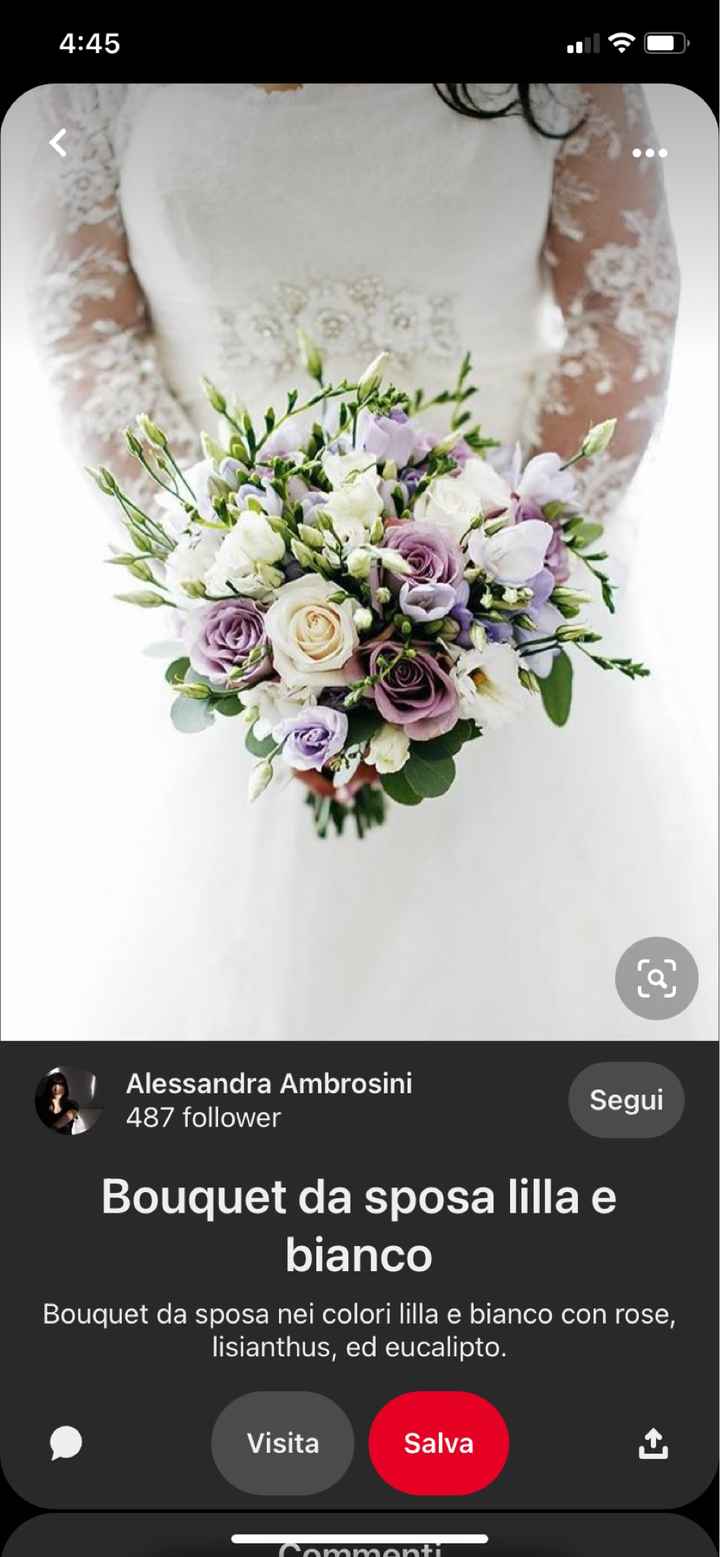Bouquet lilla e bianco - 1