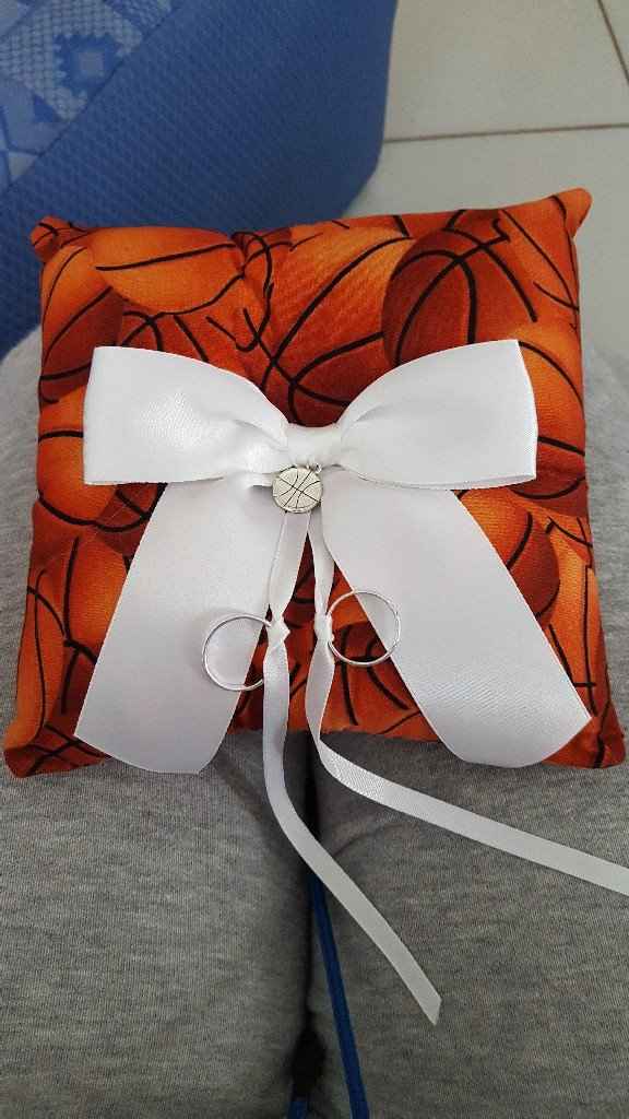 Cuscino portafedi arrivato - 1