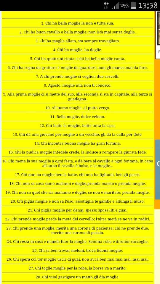 Tableau saggezza popolare - 1