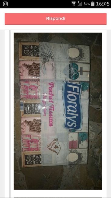 Fazzoletti con sposini - 1