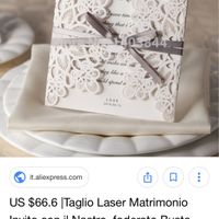 Partecipazioni busta laser - 1