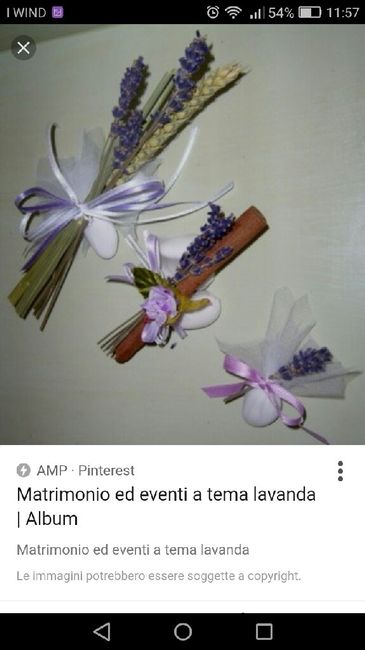 Segnaposto con fiori - 1