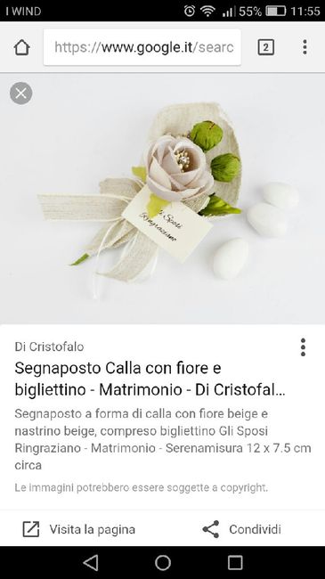 Segnaposto con fiori - 5