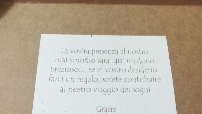 "Scatola" per buste 2