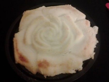 sformato di patate cotto e mozzarella