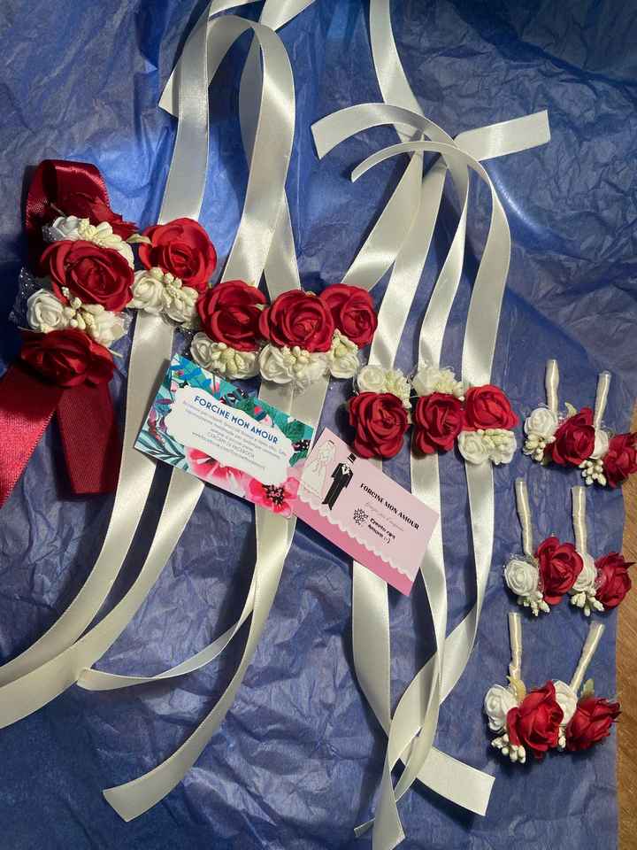 Braccialetti damigelle e bottoniere - 2