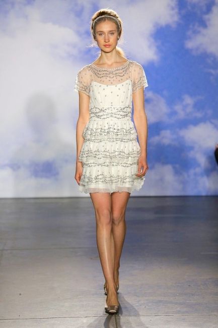 abito corto Jenny Packham