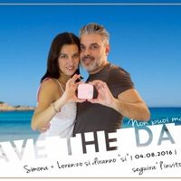 Save the date Simona e Lorenzo