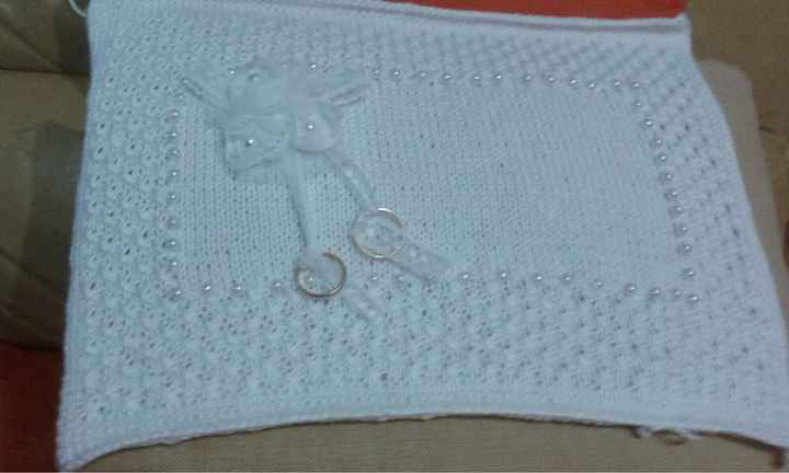 Il mio cuscino portafedi- fatto a mano - 3