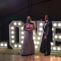 Light up LOVE letters