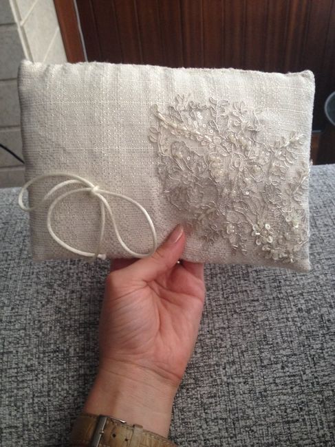 Cuscino portafedi rivisitato - 3