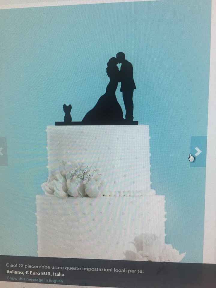 Cake topper disney romantico ! e il vostro ? - 1