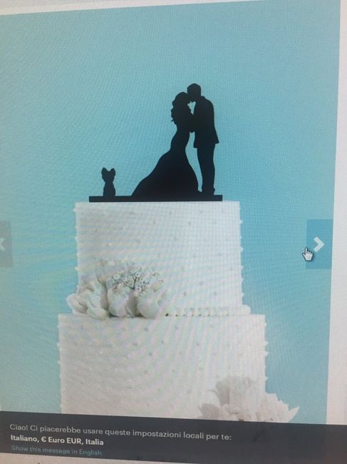 Cake topper disney romantico ! e il vostro ? - 1