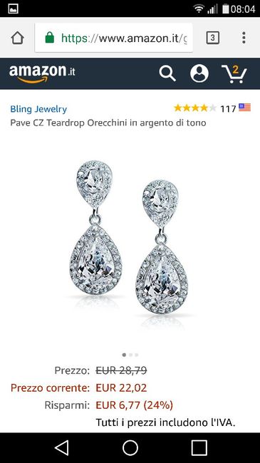 Orecchini sposa. - 1