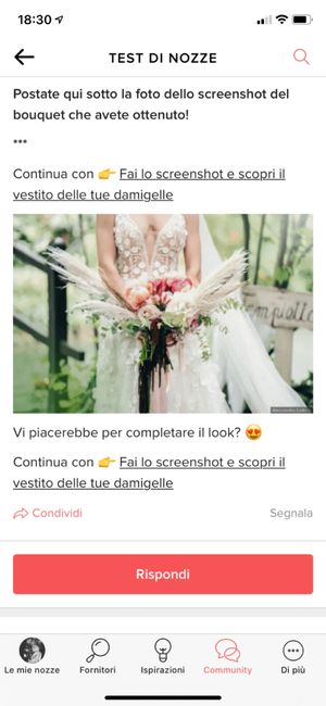 Fai lo screenshot e scopri il tuo bouquet 26