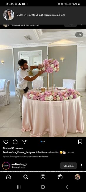 Decorazione Tavolo Sposi 2