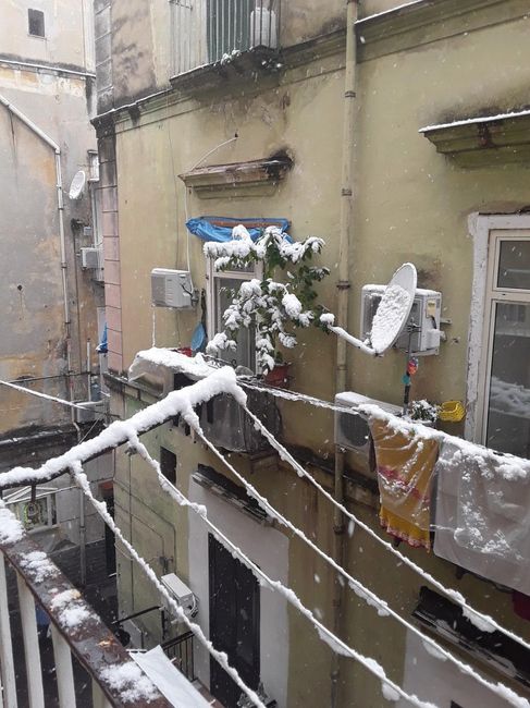 La neve a Napoli 