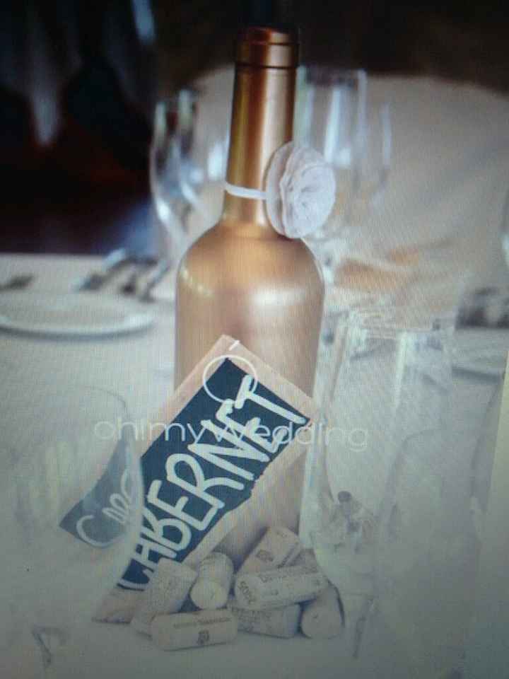 Tema vino: tableau e segnatavolo - 1