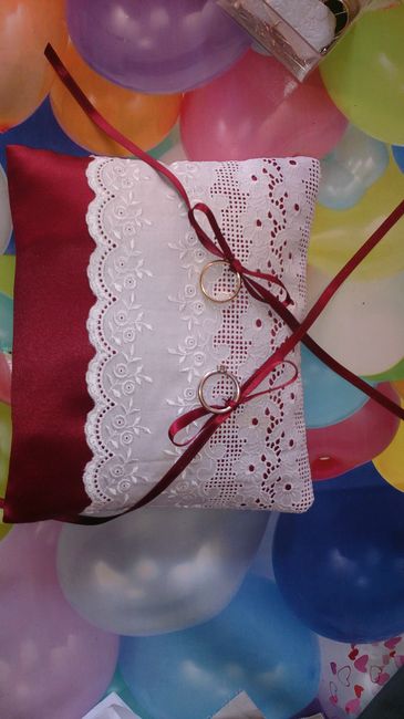 Cuscino portafedi home made - 1