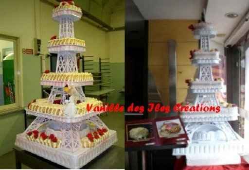 foto torta tour eiffel